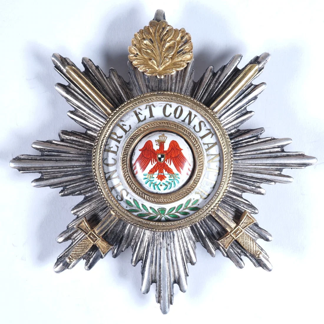 Prussia: Red Eagle Order Breast Star 1st Class with oak leaves and swords