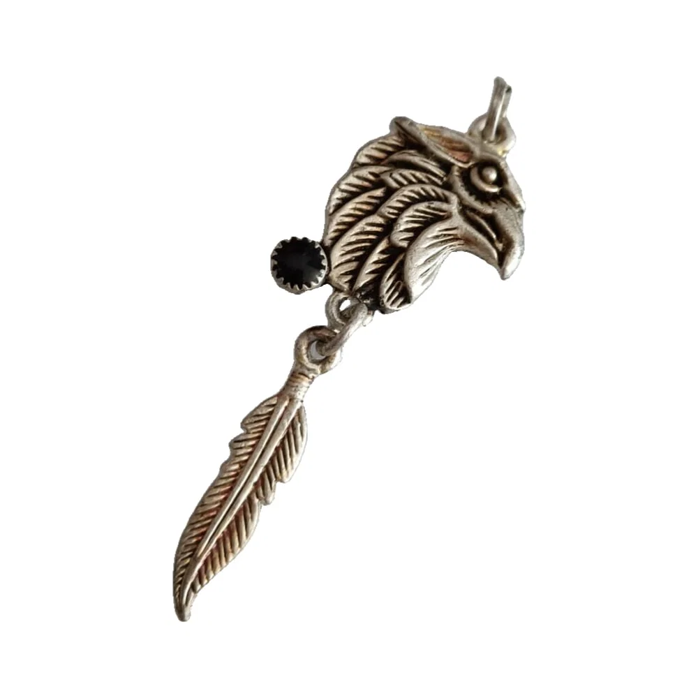 Qing Dynasty silver pendant