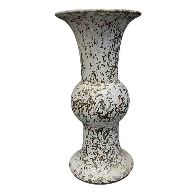 Qing Dynasty Yongzheng Period Leopard Pattern Glazed Flower Cup