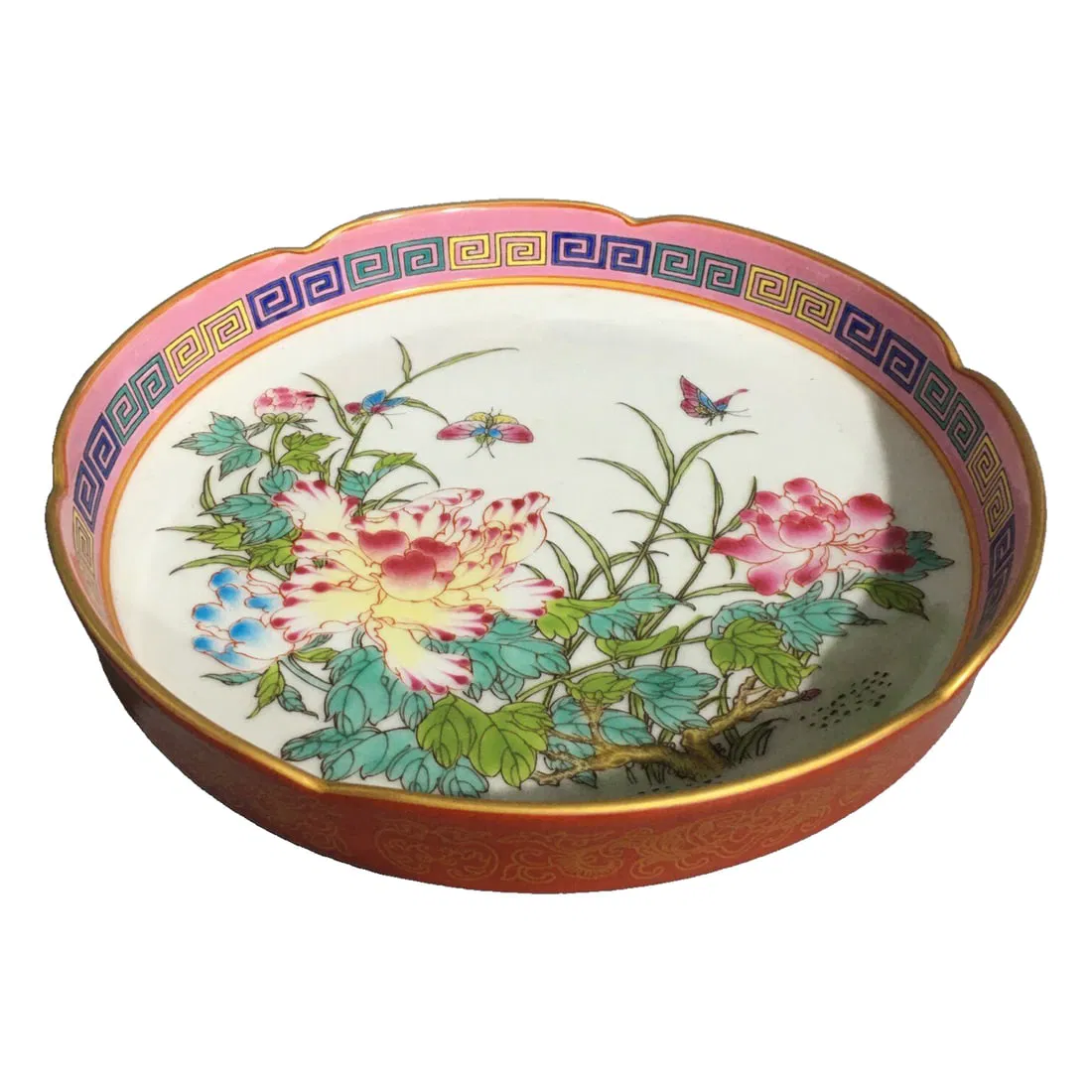 Qing Yongzheng cloisonnE painted gold pen wash.