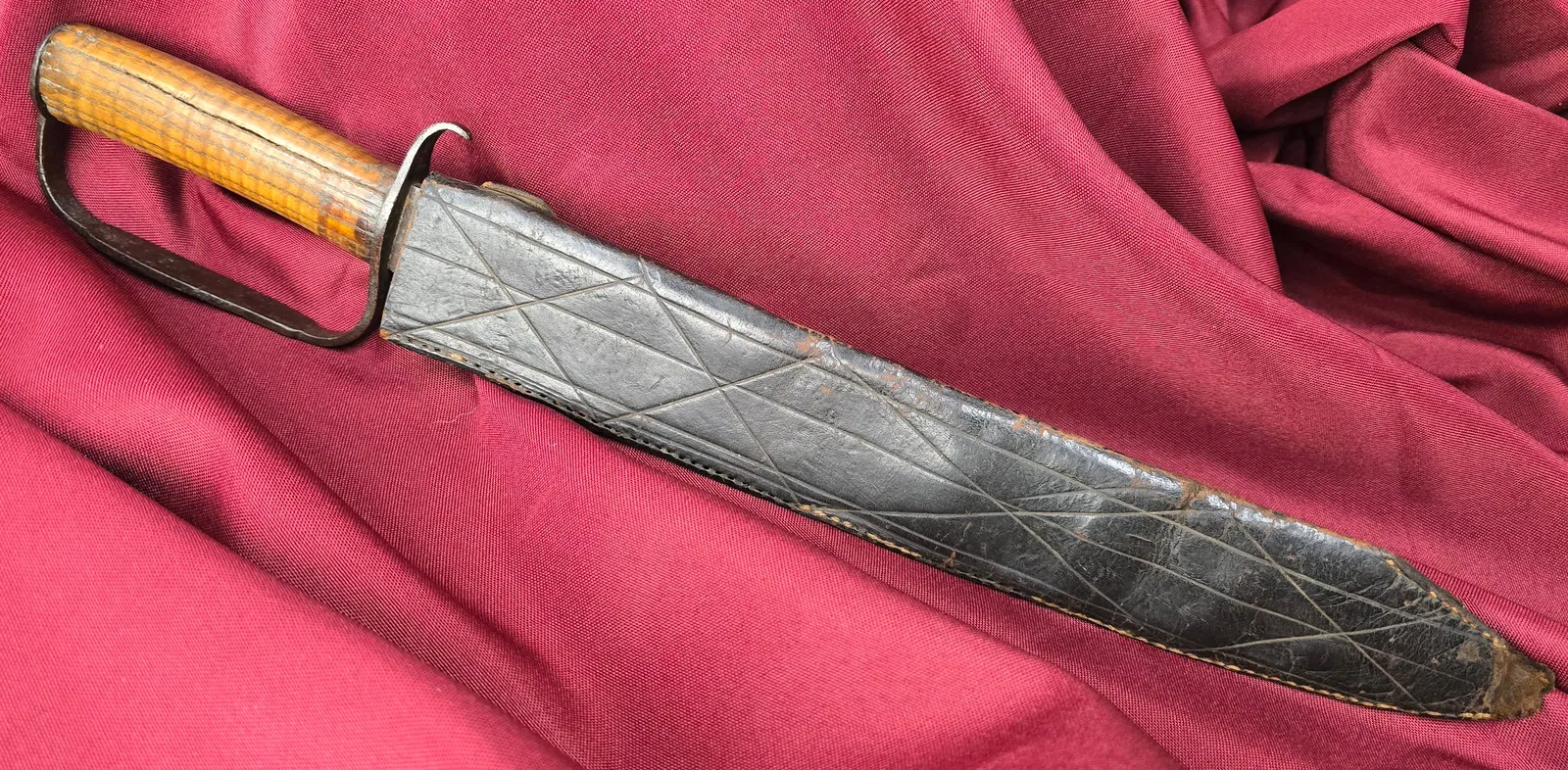 Quintessential Civil War Confederate D-Guard Bowie Knife