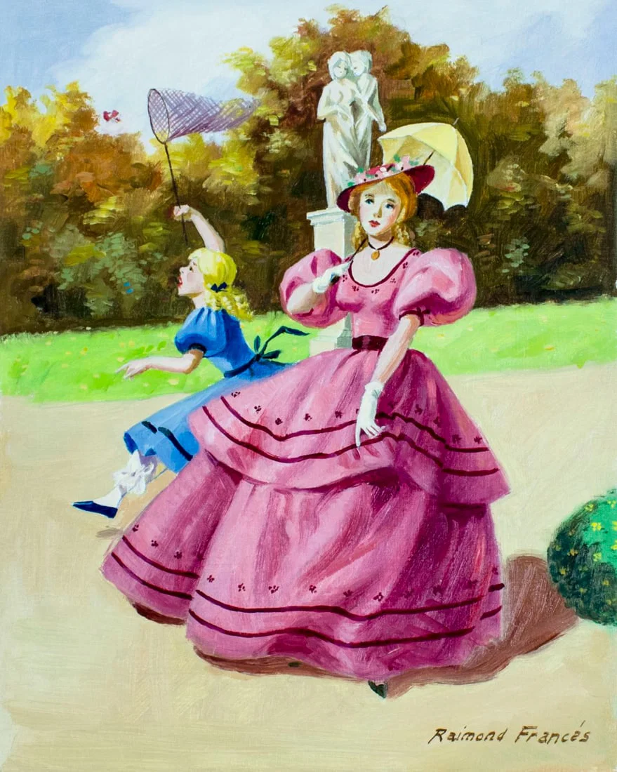 Raimond Frances (US,France,20C) oil painting