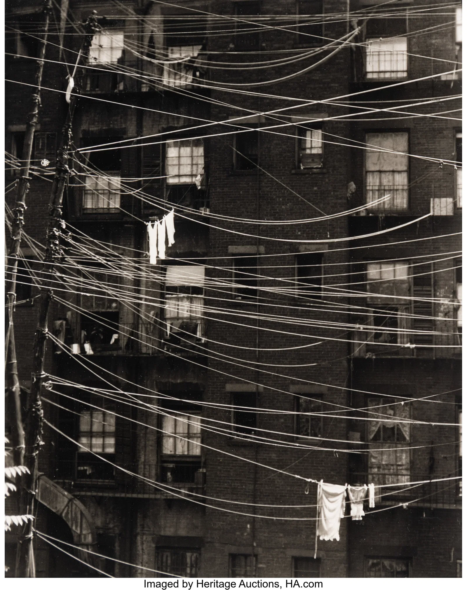 Ralph Steiner (American, 1899-1986) Clothesline,