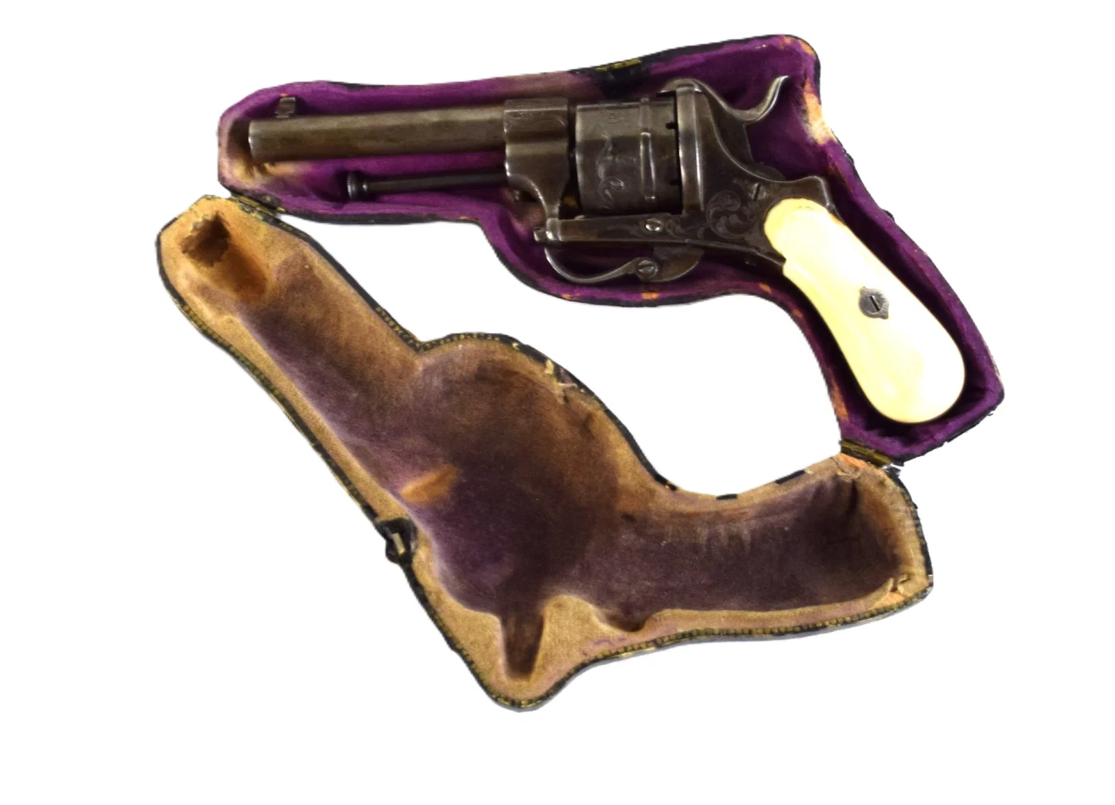 Rare Boxed Belgian Pin Fire Pistol