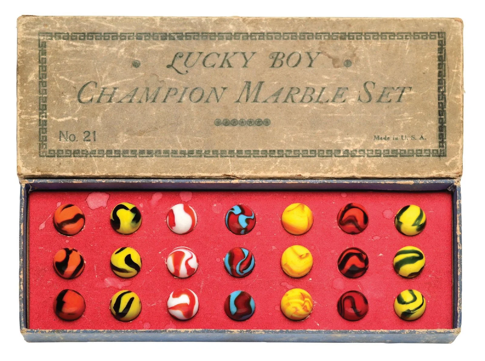 RARE CARDBOARD NO. 21 LUCKY BOY BOX SET
