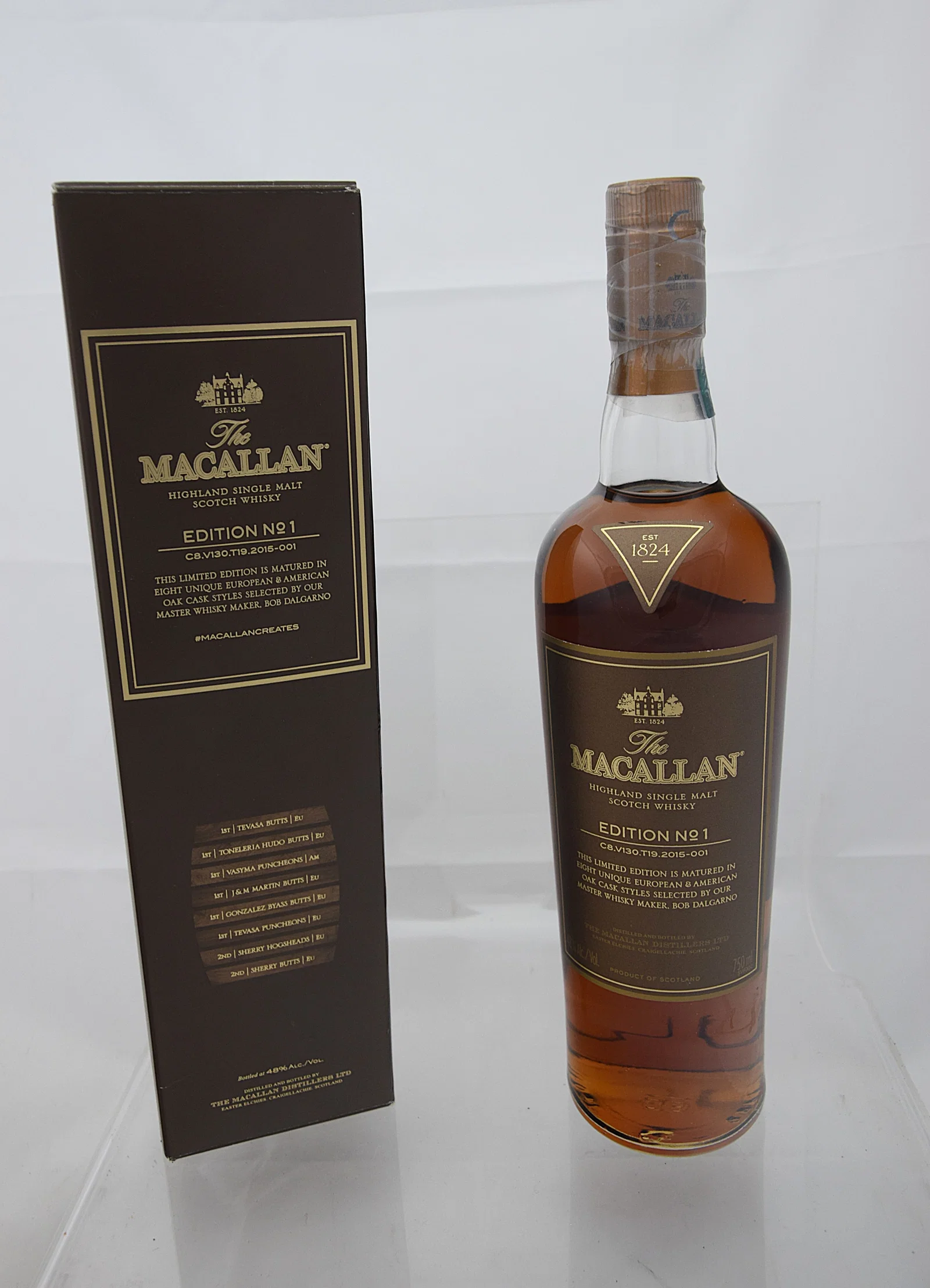 RARE MACALLAN EDITION NO 1 SINGLE MALT SCOTCH WHISKY SCOTLAND LIMITED RELEASE