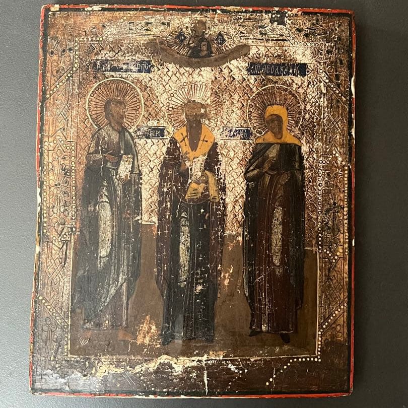 Rare Russian Orthodox Antique Icon