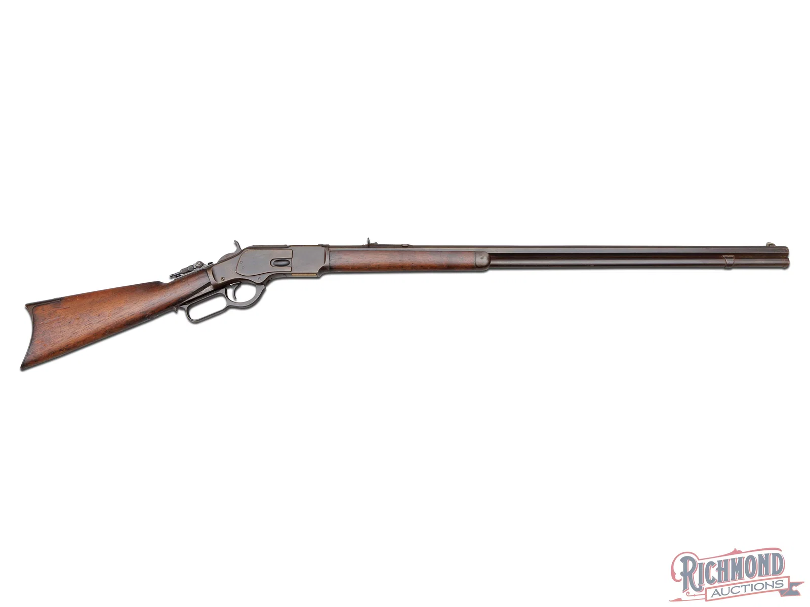 Rare Winchester Model 1873 Lever Action Rifle in 38-40 Caliber with 30 Inch Barrel and Set Trigger