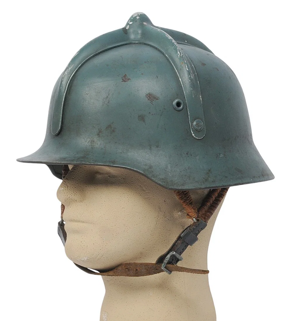 Rare WWII era Hungarian Military M1935-38 Anti-Aircraft Defense/Fire-Brigades /German Helmet (A)