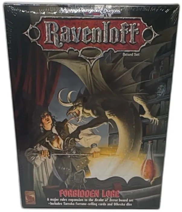 Ravenloft Forbidden Lore Boxed Set AD&D 2nd Edition TSR 1079 Sealed 1992