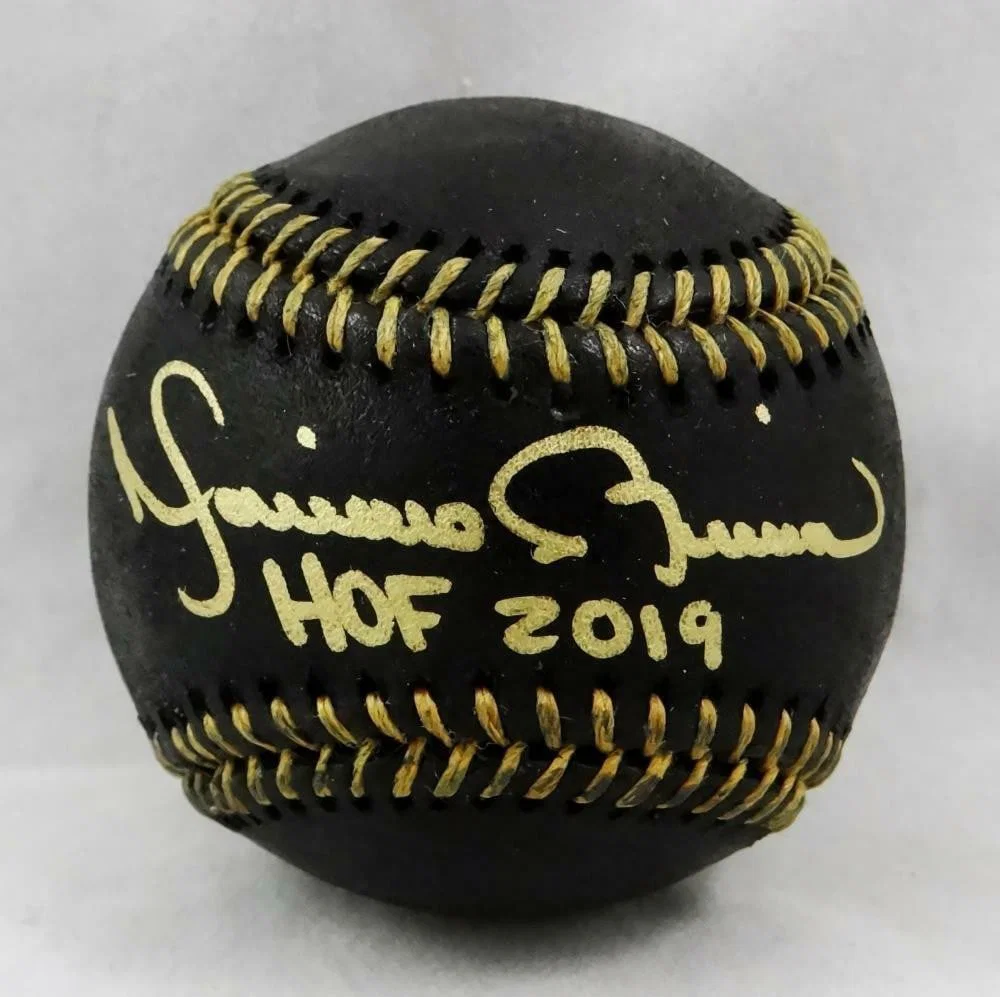 Rawlings Black MLB Baseball Signed by Mariano Rivera Beckett Authenticated HOF Inscription