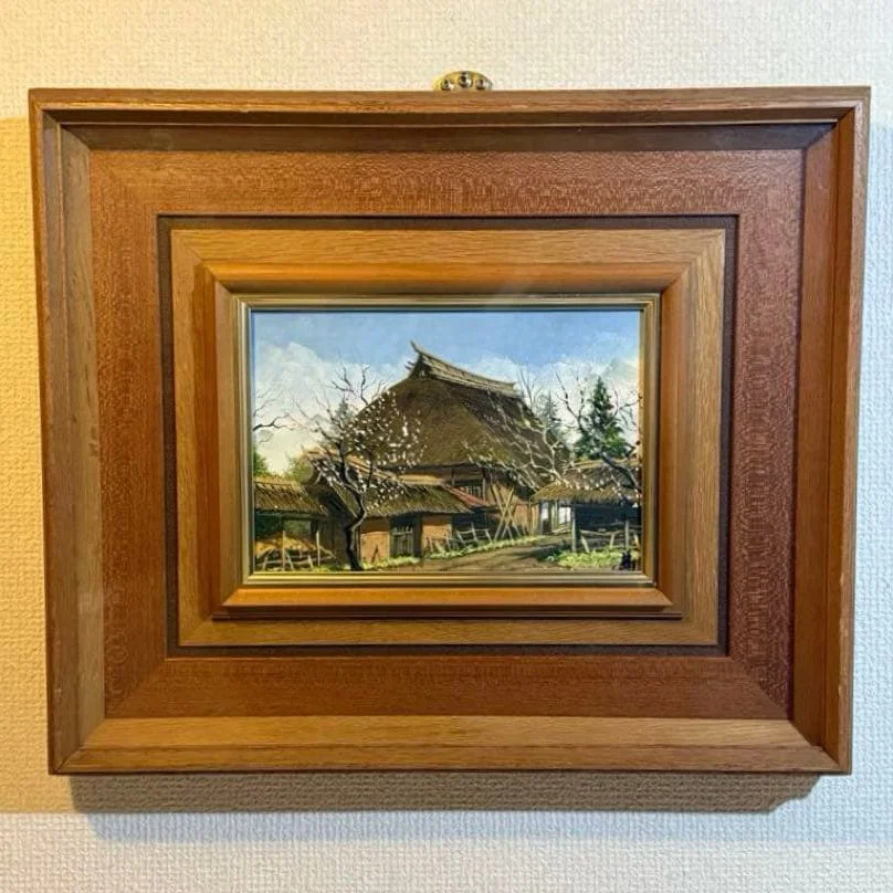 Realism Landscape Painting by Hayashi Kiichiro, Original Oil on Canvas