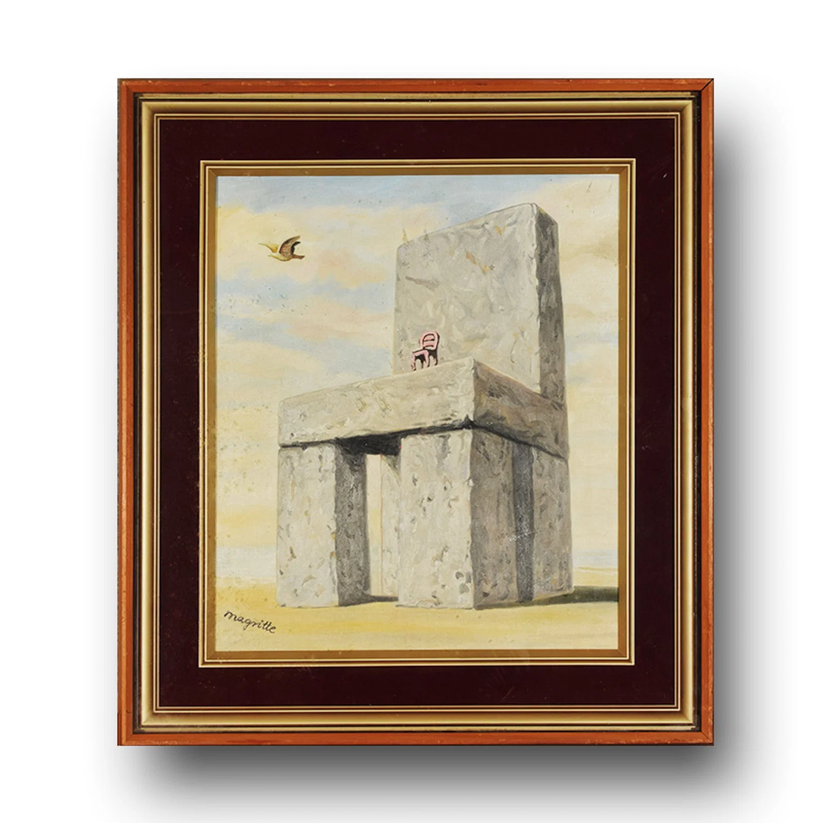 RENE MAGRITTE (1898-1967), IN THE STYLE OF, LA LEGENDE CENTENAIRE II, OIL ON CANVAS