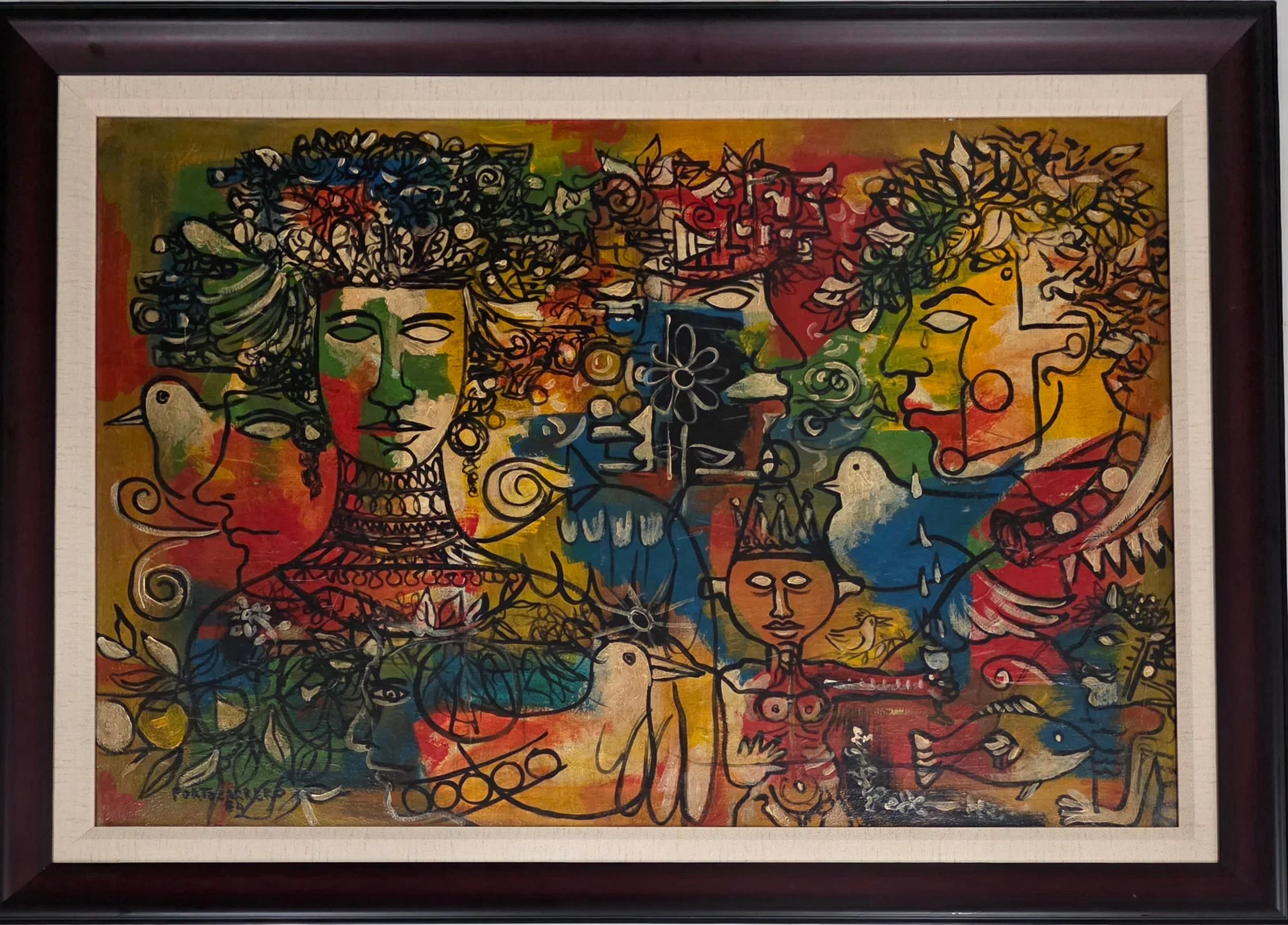 René Portocarrero was a Cuban visual artist known for paintings, murals, ceramics, and works on
