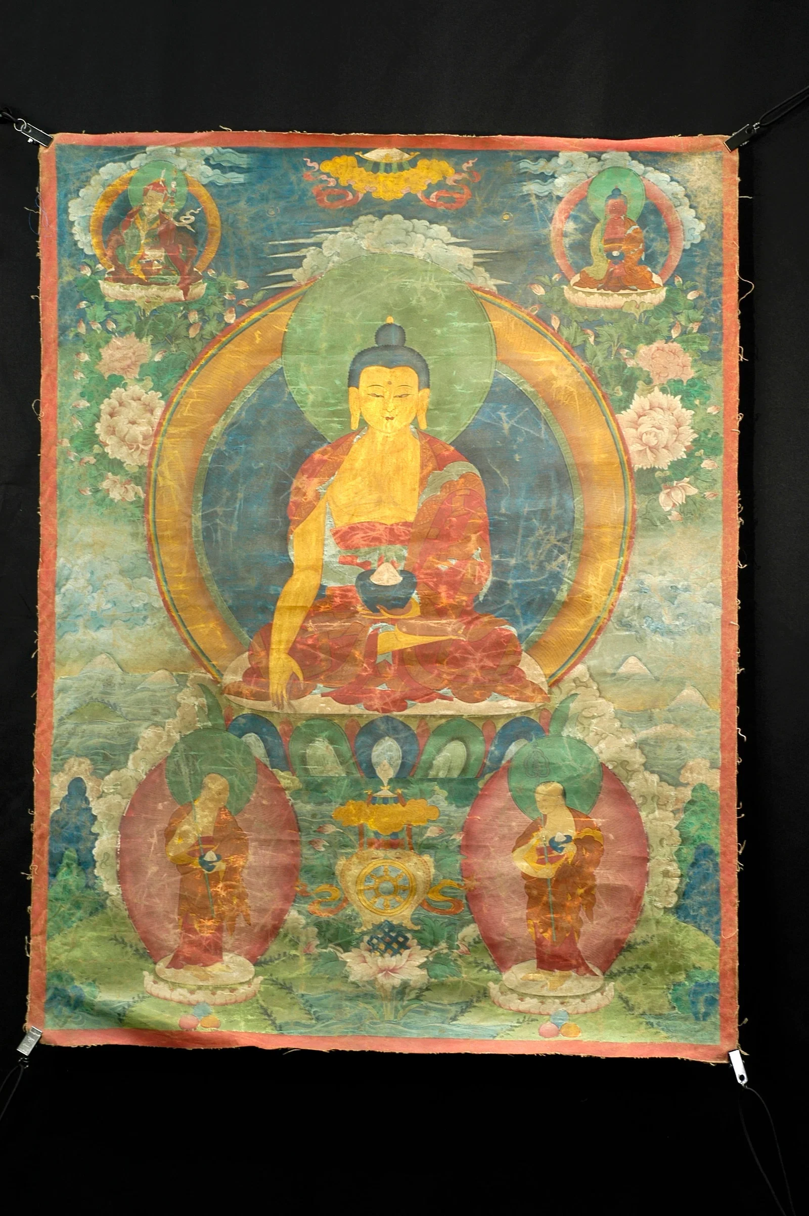 Republic Period or Later Thangka (Buddhist Figure Colored Painting)