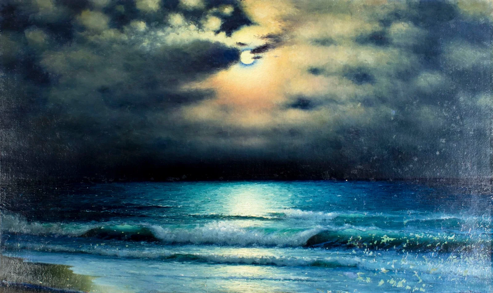 Richard De Ribcowsky (CA,Argentina,1880-1936) oil painting