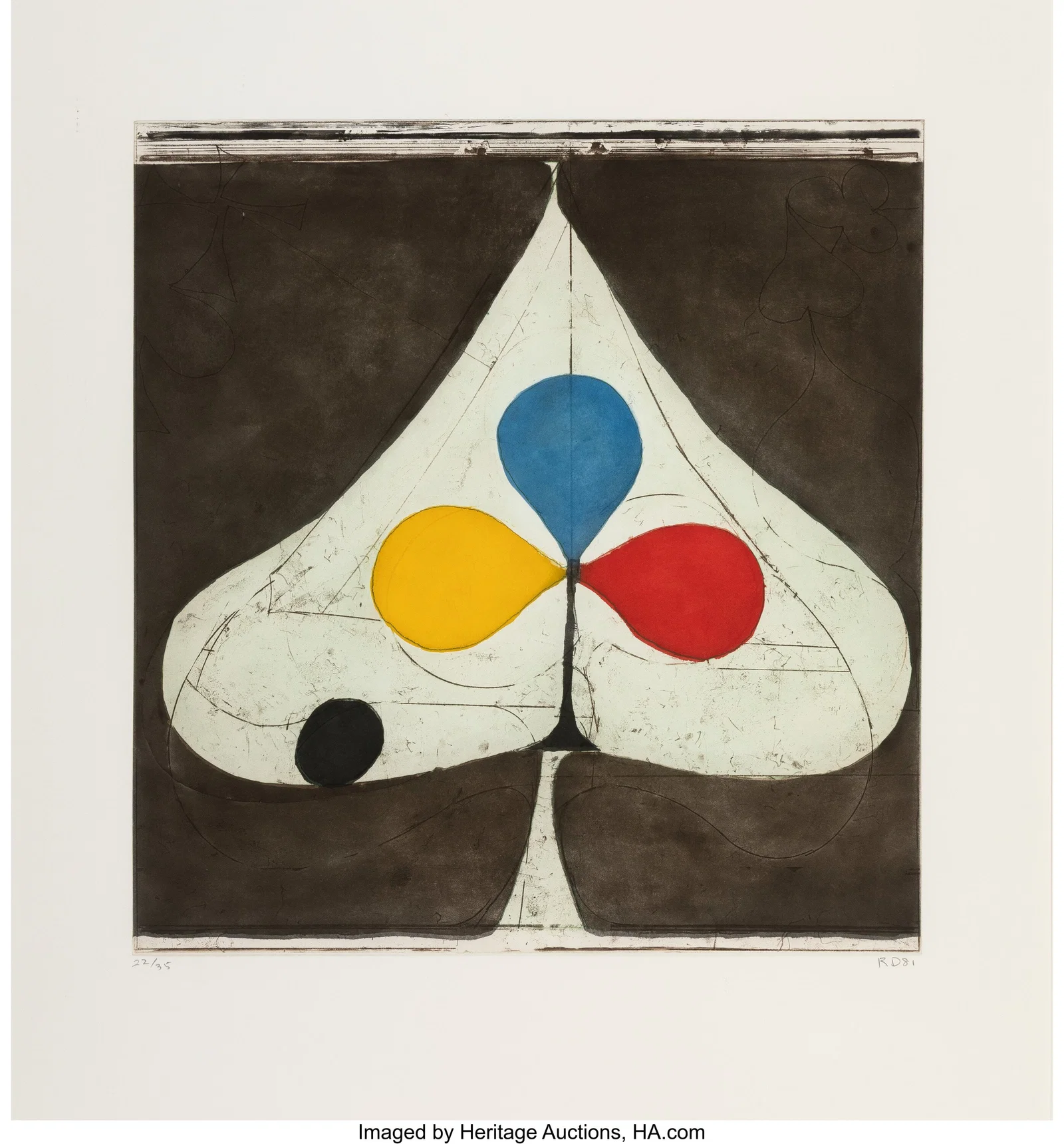 Richard Diebenkorn (1922-1993) Tri-Color II, fro