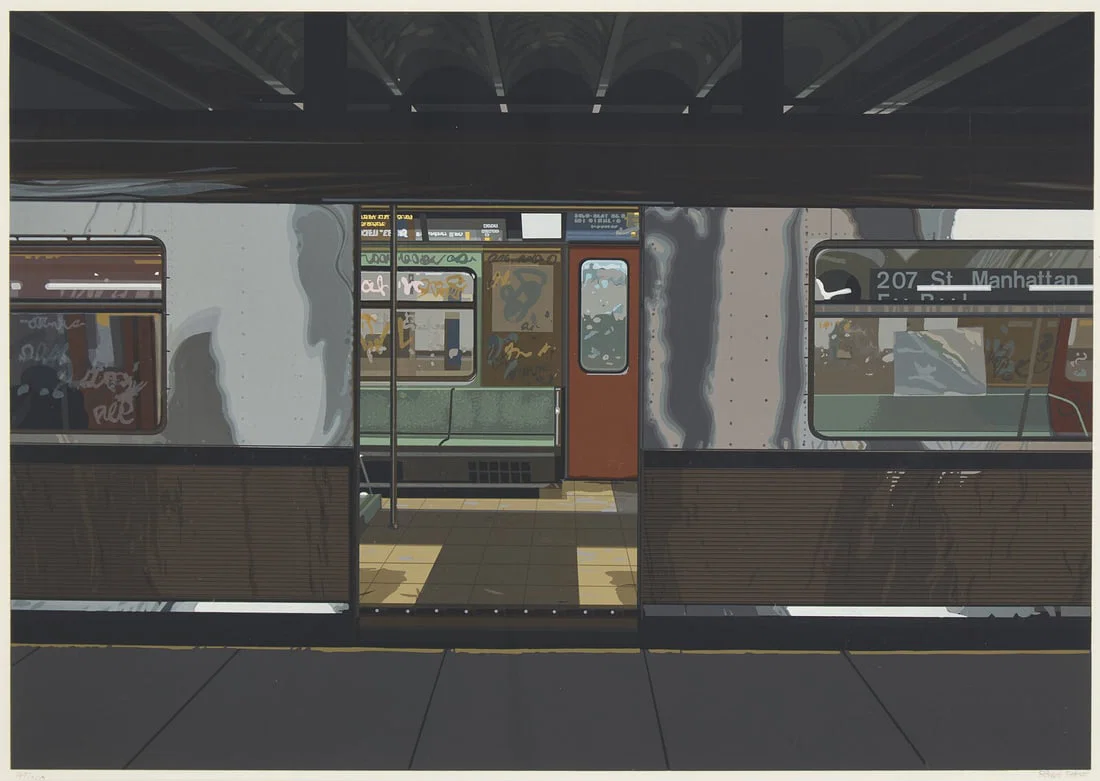 Richard Estes (American, b. 1932) Subway (from Urban Landscapes III), 1981