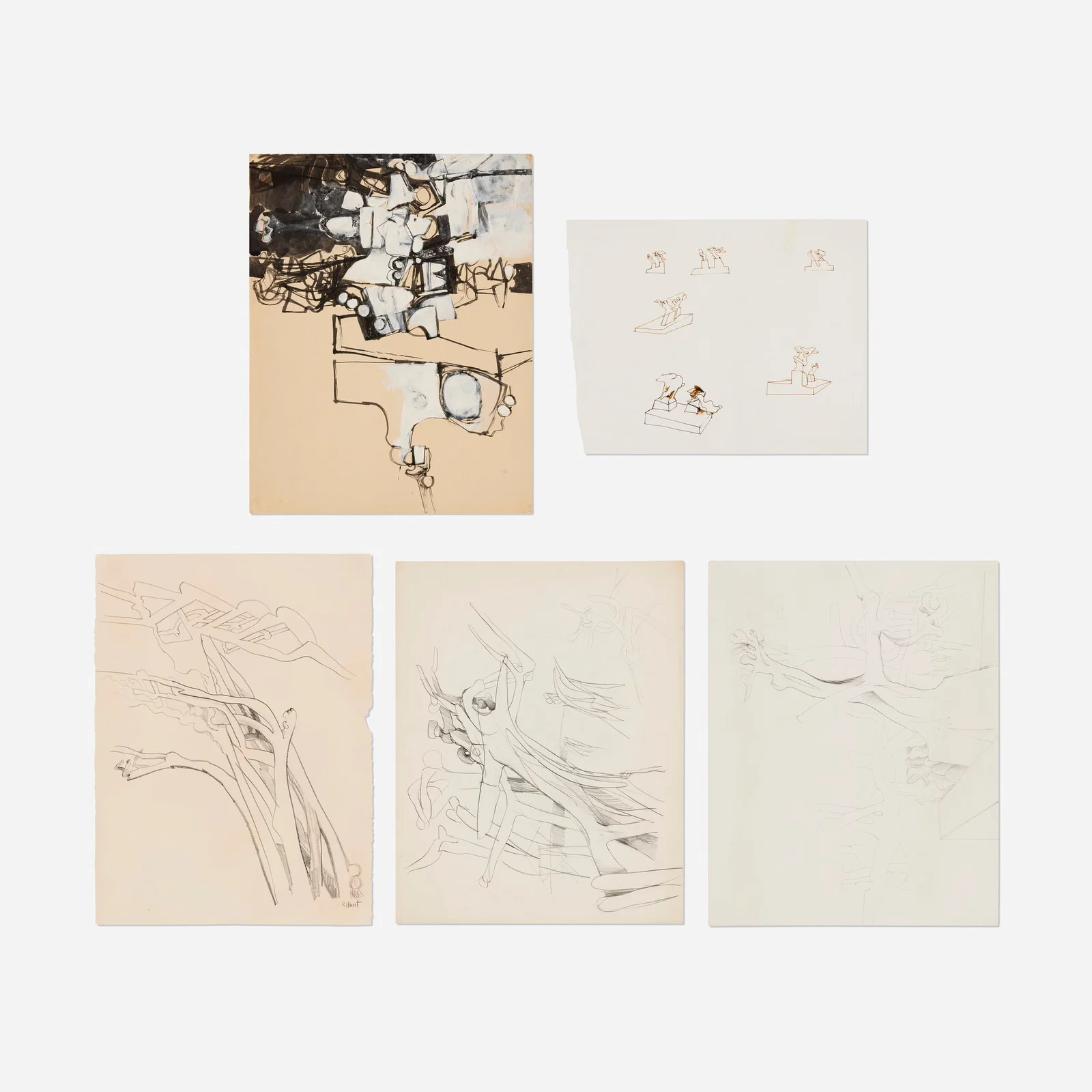 Richard Hunt, Five works