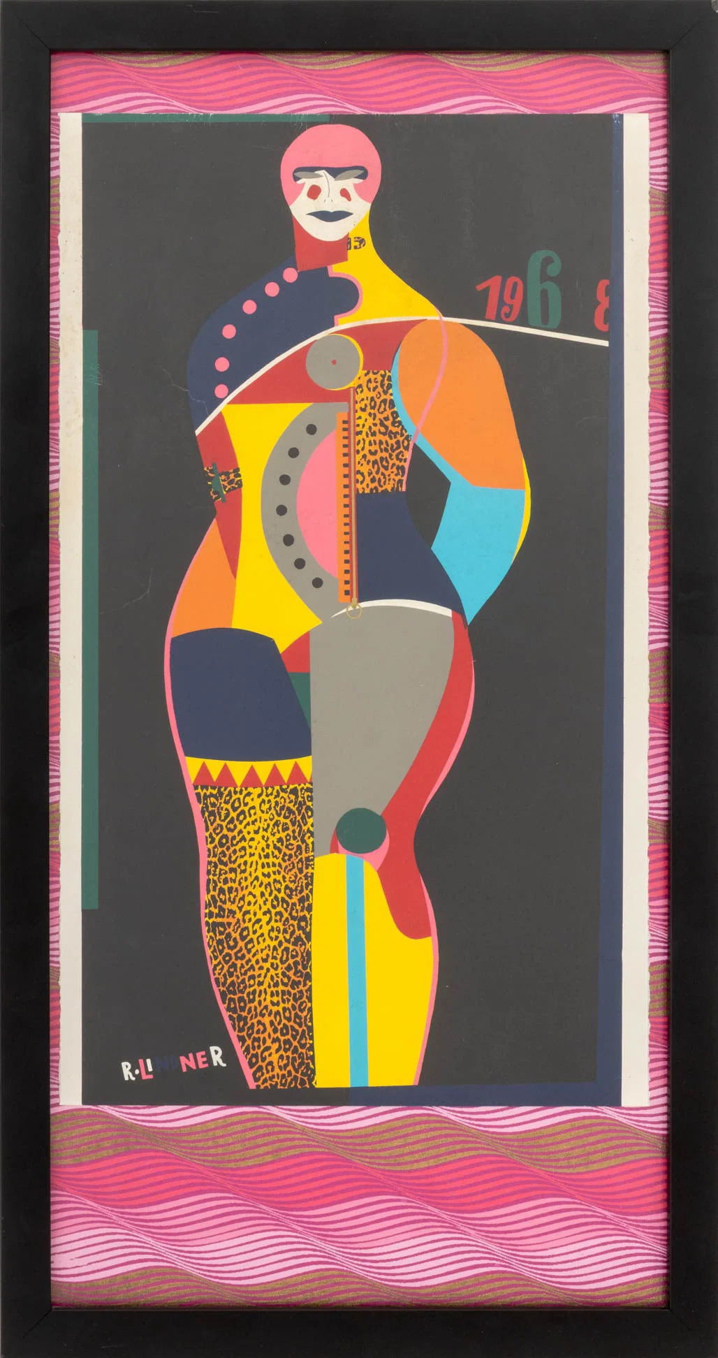 Richard Lindner "Fun City" Screenprint, 1968