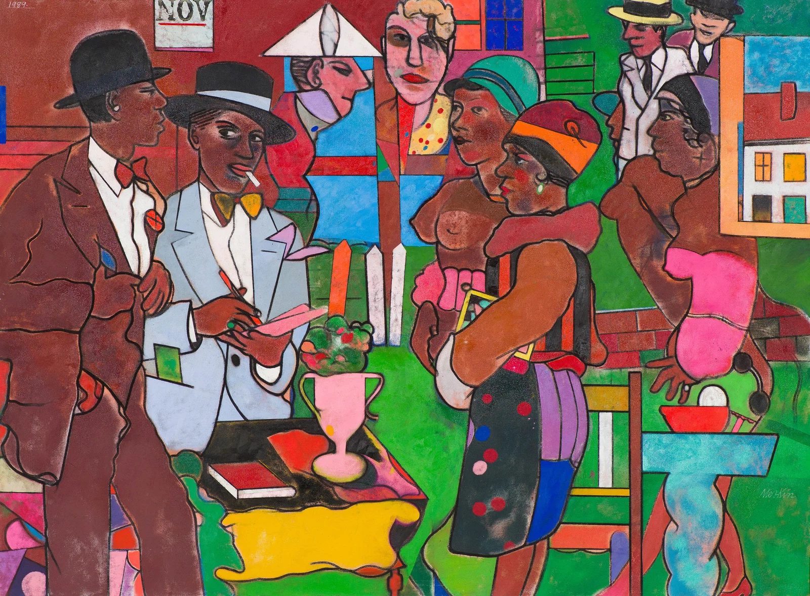 Richard Merkin The Fourth Estate (for Duncan Hannah), 1989