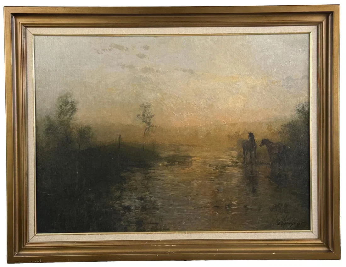Richard Murray Sunrise on the Prairie Painting