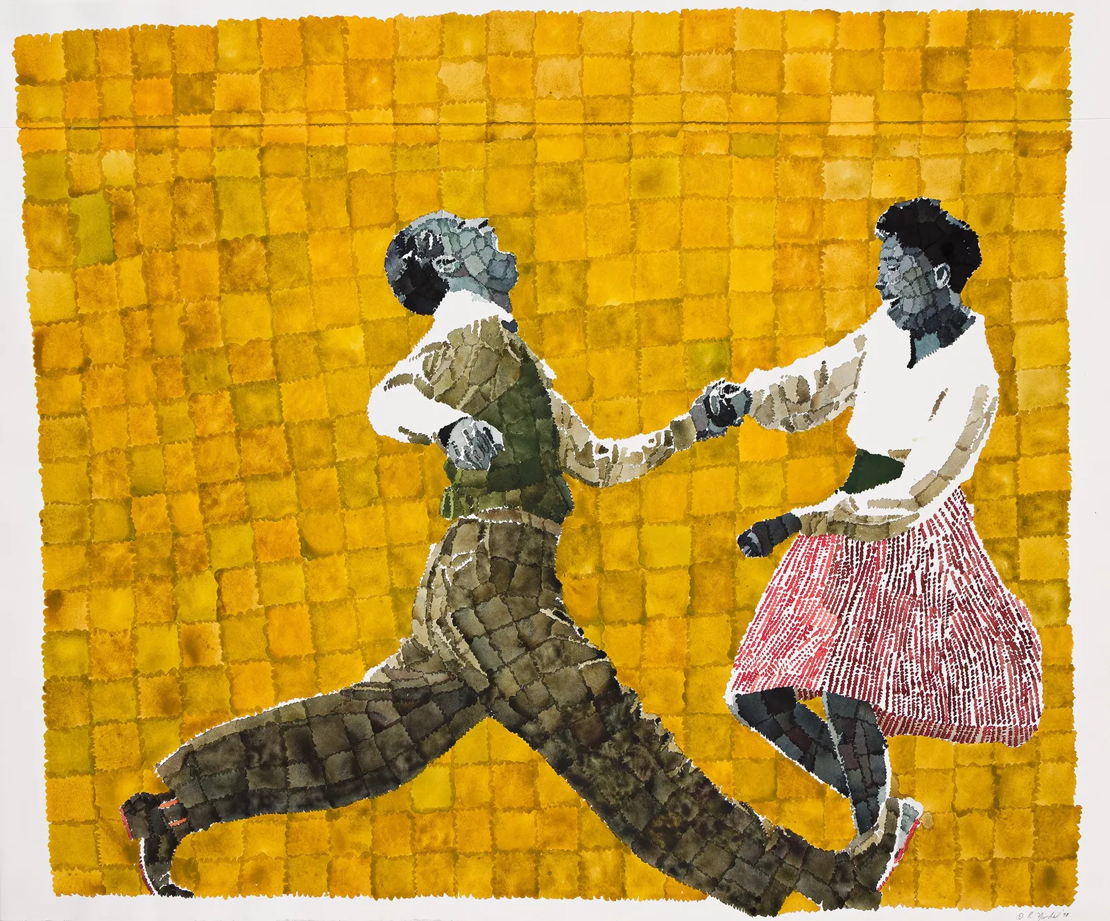 Richard Yarde (1939-2011), Savoy Series: Heel and Toe, 1995.