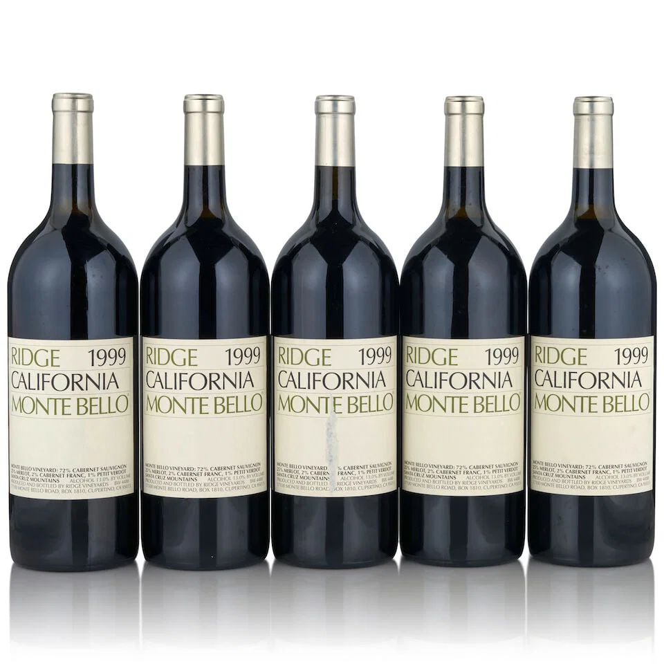 Ridge Monte Bello, 1999 (5 bottles, 1.5L)