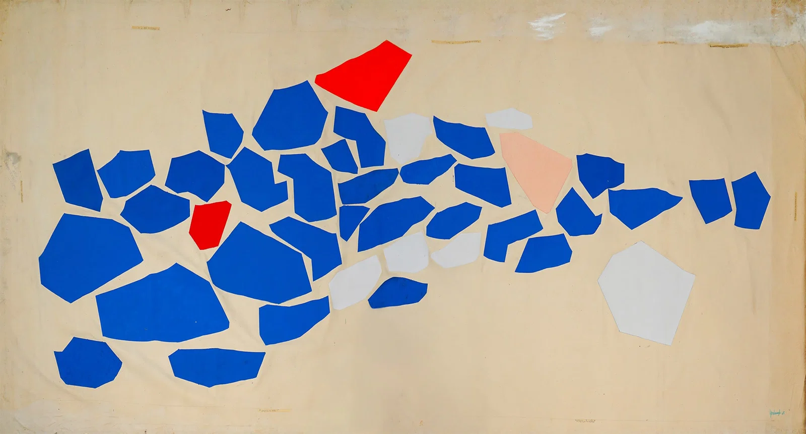 Robert Arthur Goodnough (American 1917-2010), Gouache on Canvas, Signed