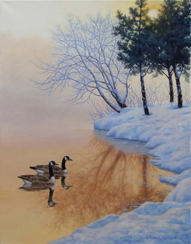 Robert Copple (American 1963) Original Mixed Media Painting on canvas