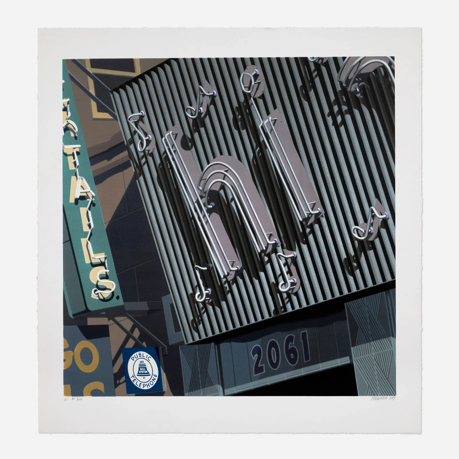 Robert Cottingham, HI (from the American Signs portfolio)