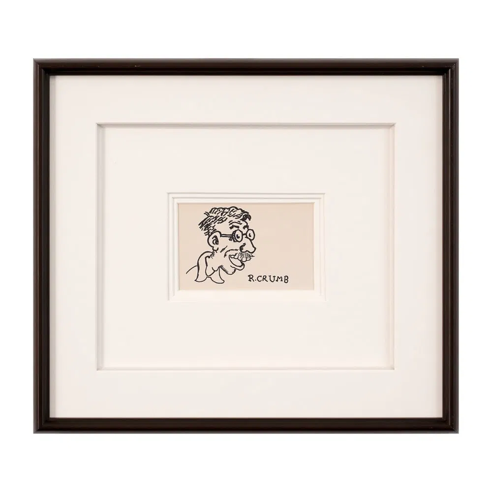 ROBERT CRUMB SIGNED SKETCH