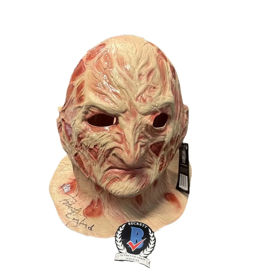 Robert Englund Signed Auto Nightmare On Elm Street Street Freddy Mask Beckett