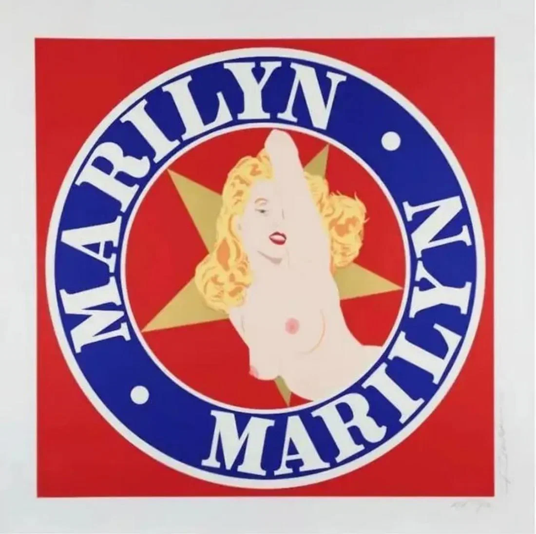Robert Indiana, 'Marylin Monroe', Artist Proof Screen Print, 2008