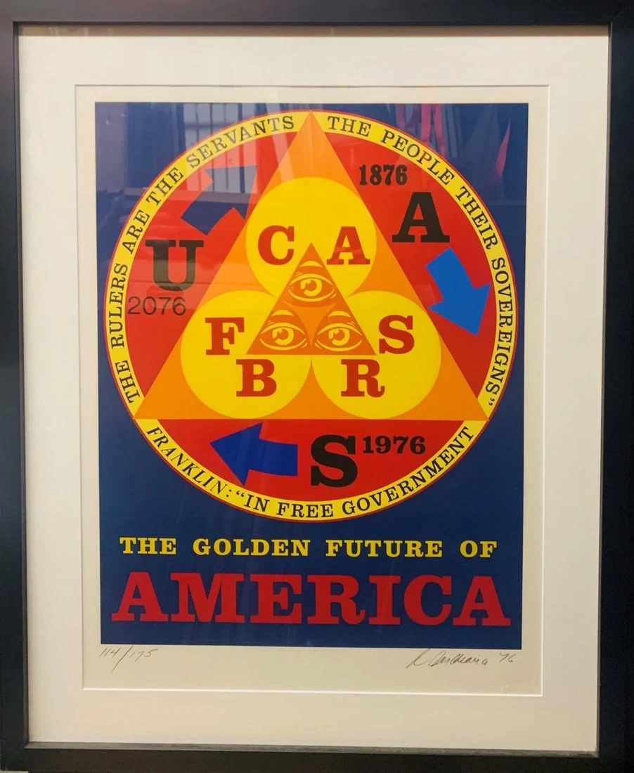 Robert Indiana- Serigraph on paper