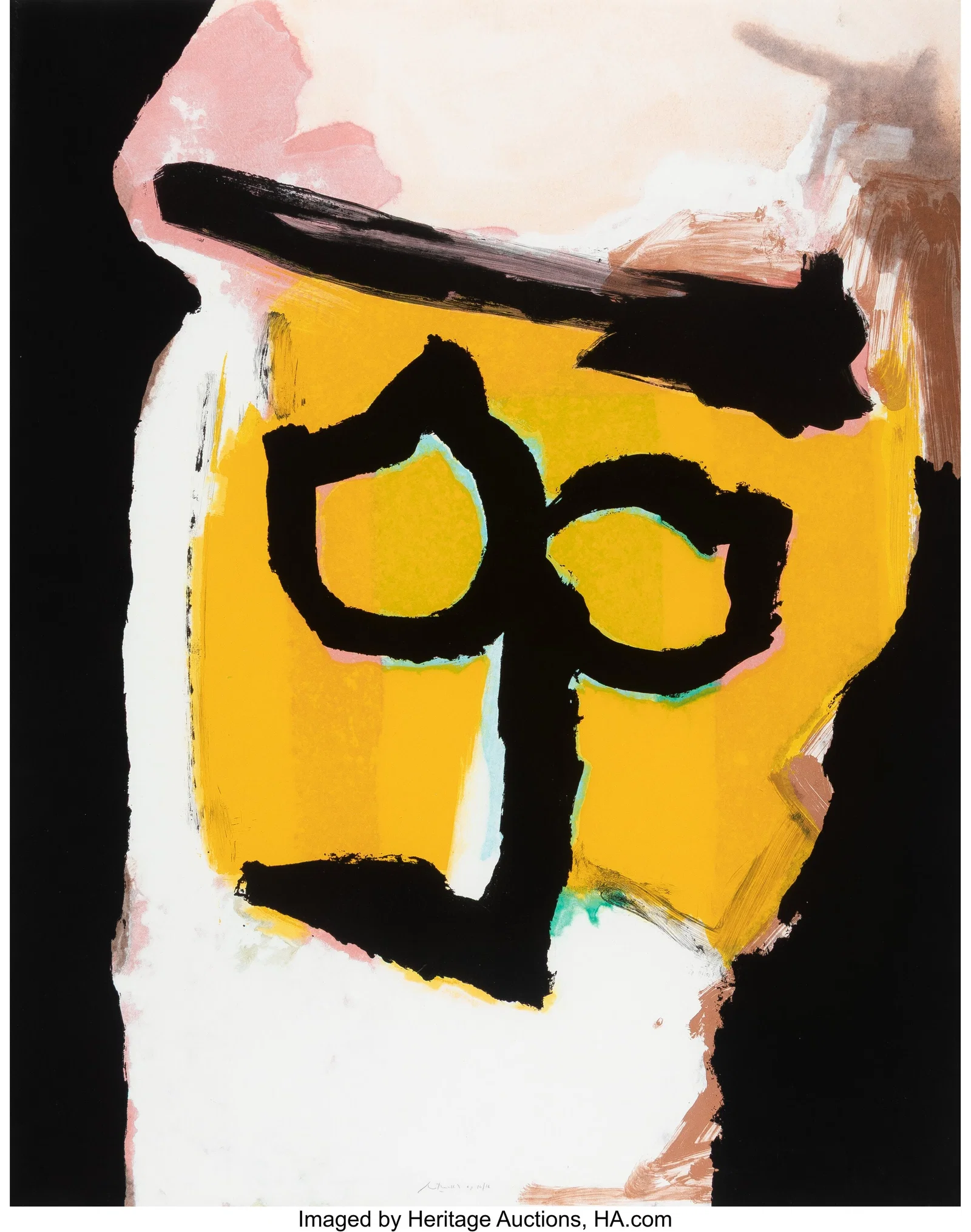 Robert Motherwell (1915-1991) Mask (for Ingmar B