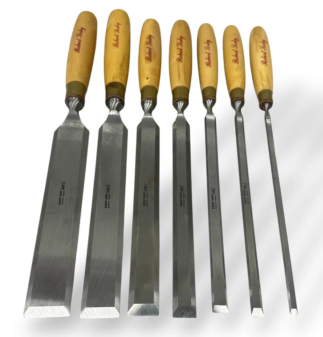 ROBERT SORBY Wood Chisel Set of 7