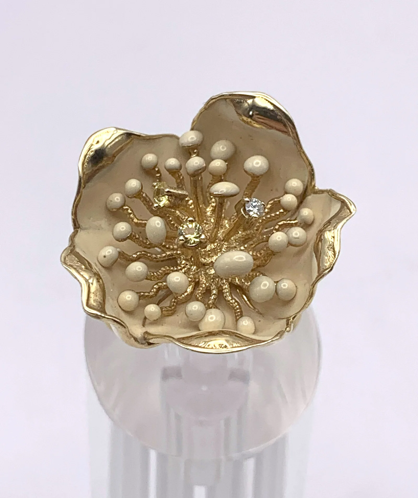 Roberto Bravo Diamond Flower Ring