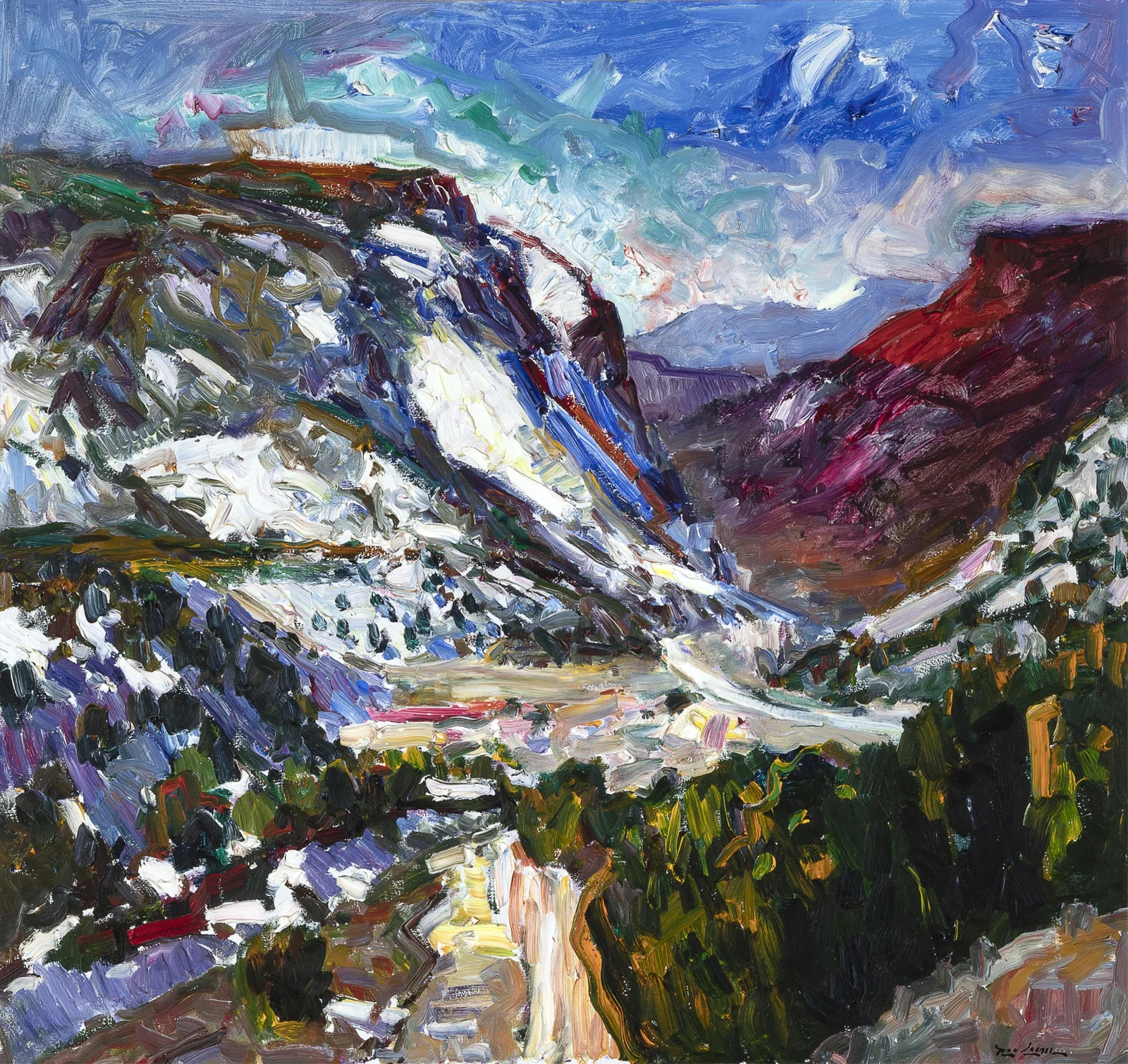 Rod Goebel, Untitled (Mountain Landscape)