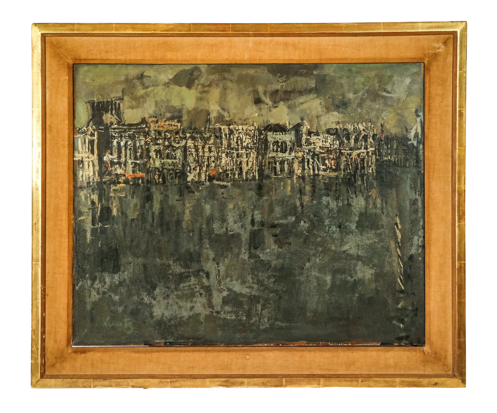 Roger Edward KUNTZ Oil on Canvas of Venice
