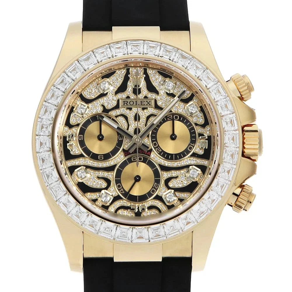 ROLEX COSMOGRAPH DAYTONA BEZEL DIAMOND BLACK