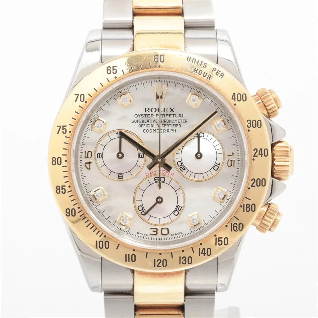 ROLEX COSMOGRAPH DAYTONA SS×YG WHITE SHELL