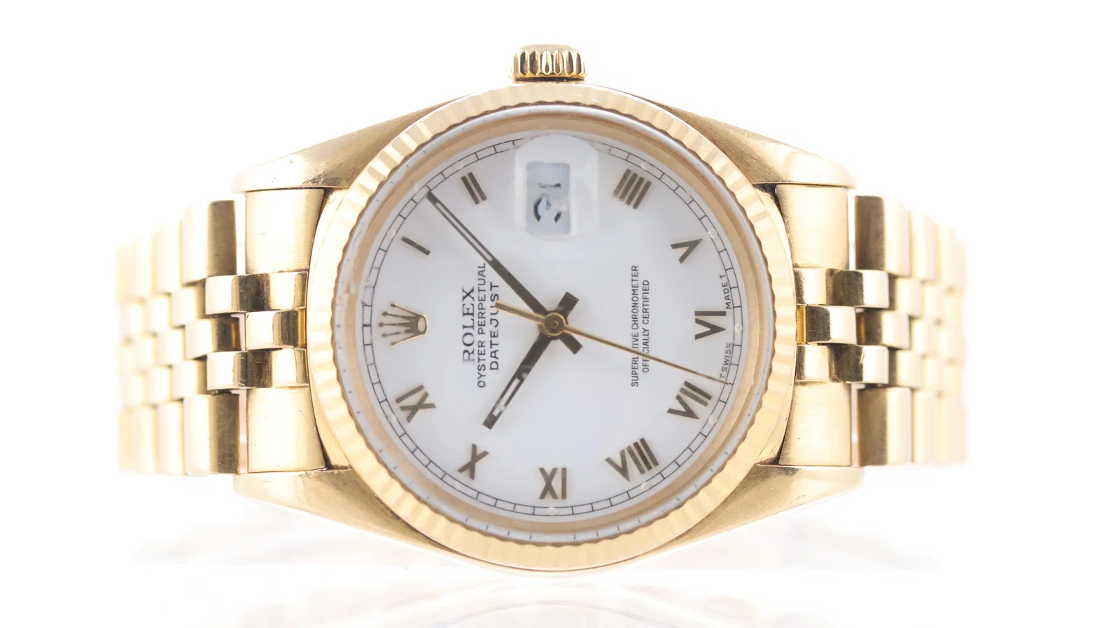 Rolex Datejust 36 18ct yellow gold Ref 16018 Circa 1987