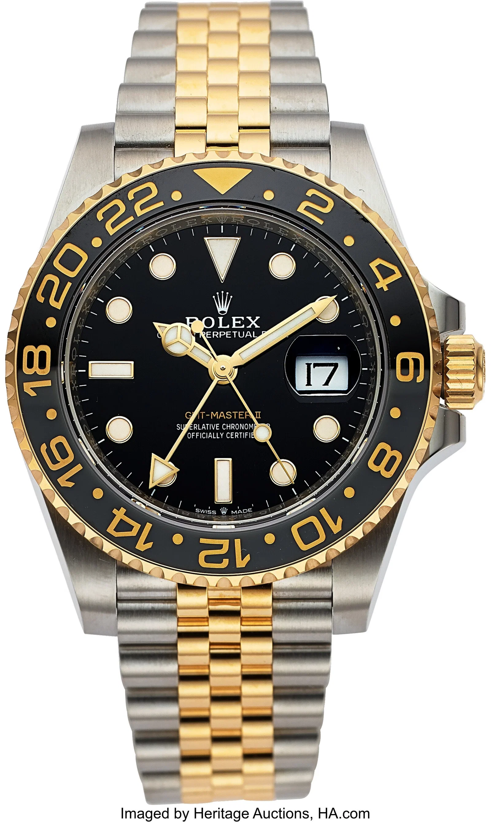 Rolex GMT Master II Steel Yellow Gold Zombie Bla