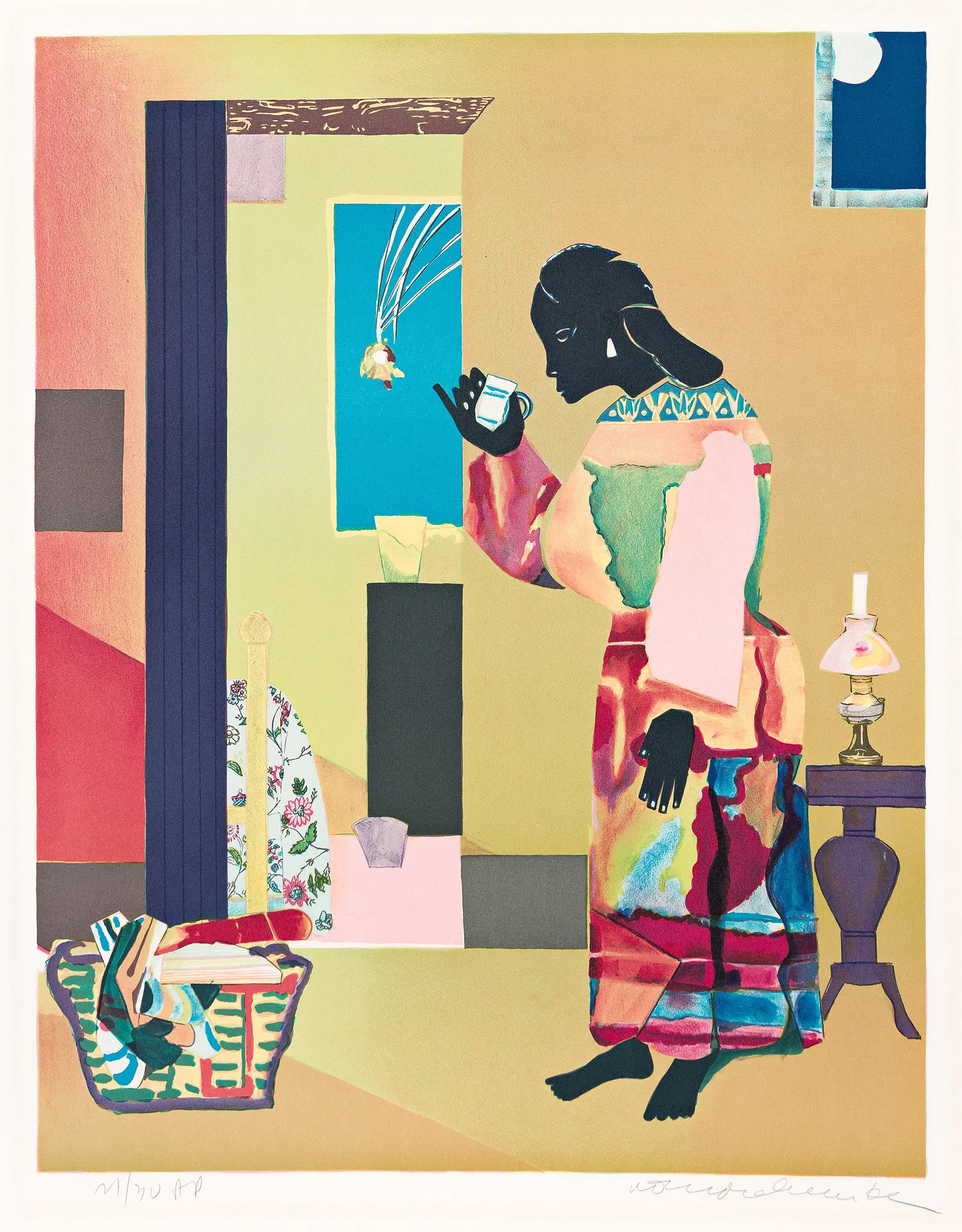 Romare Bearden (1911-1988), The Falling Star, 1980.