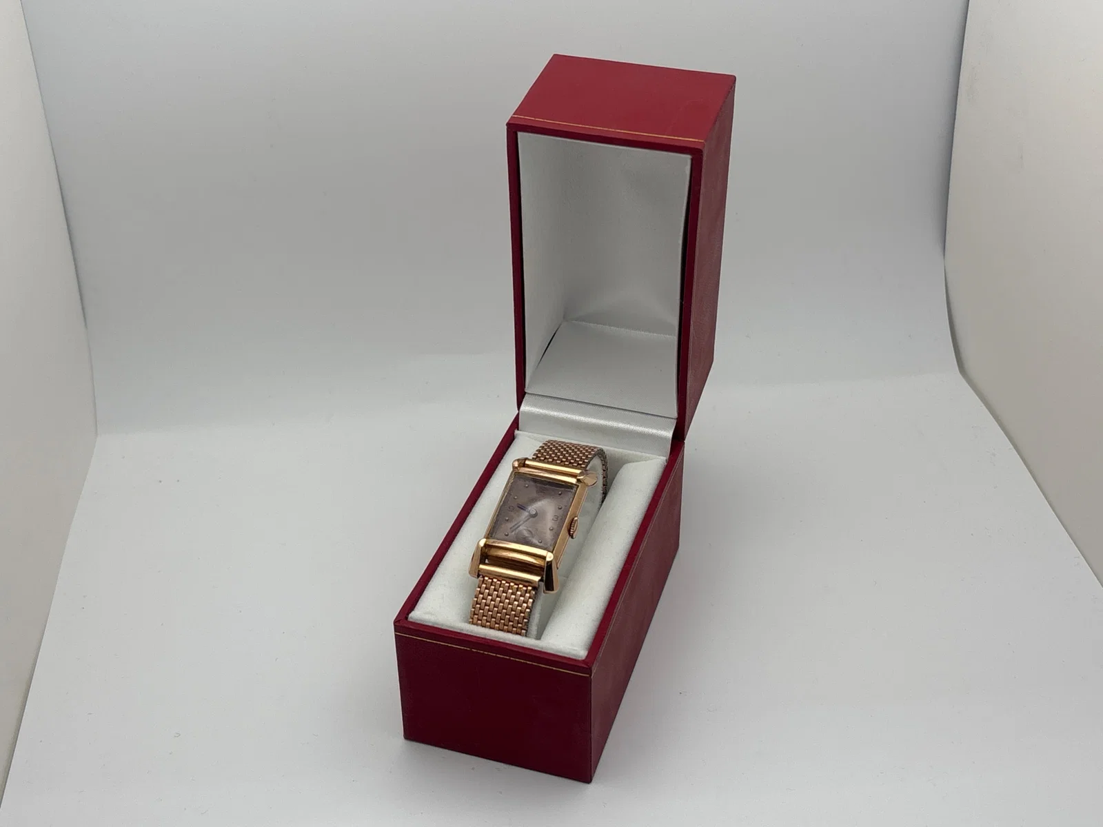 Rose Gold Bulova Tank Watch