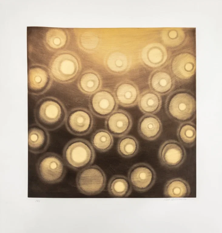 Ross Bleckner "Dome Two" Etching & Aquatint, 2002
