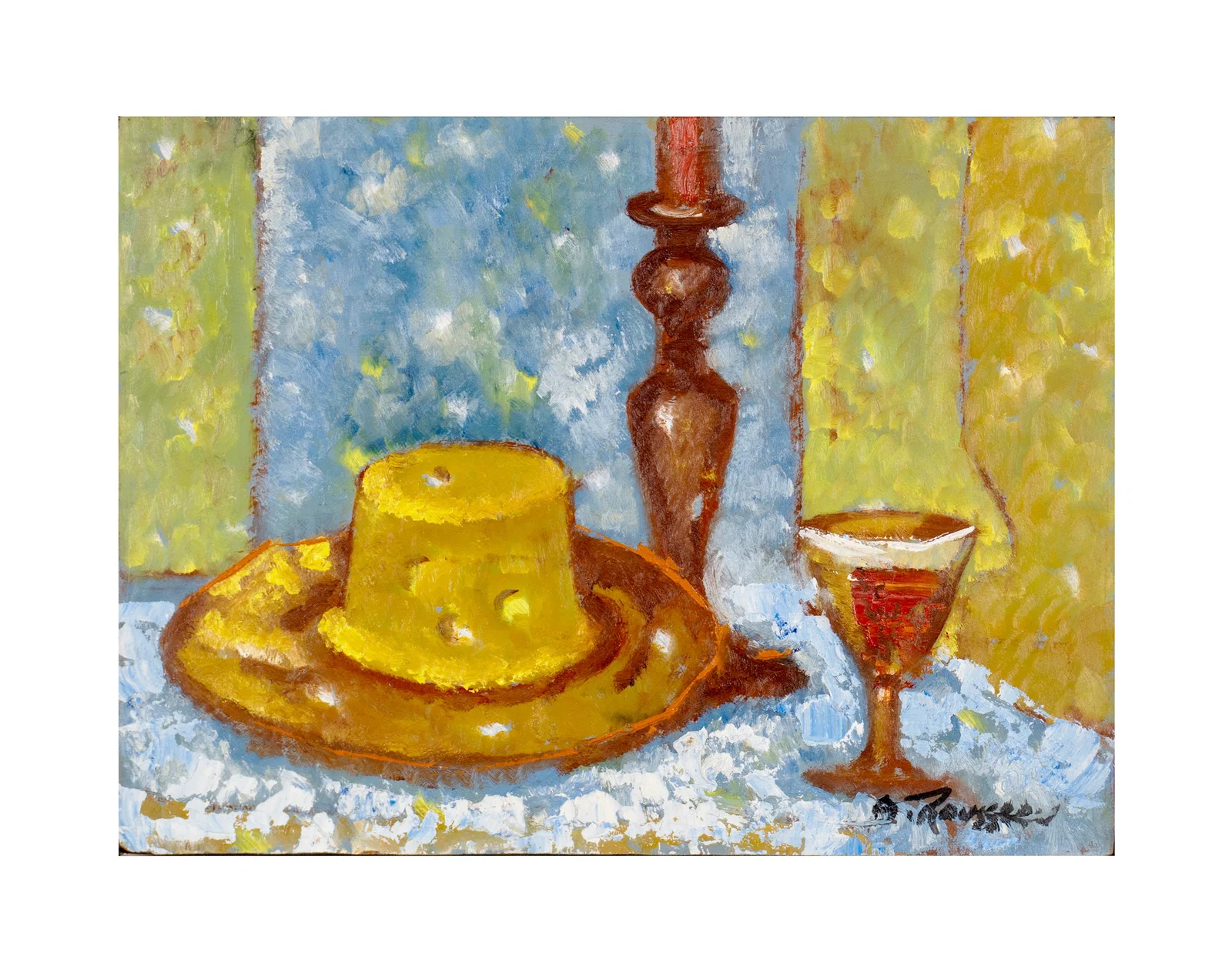 Rousseau, Albert - Cheese still life