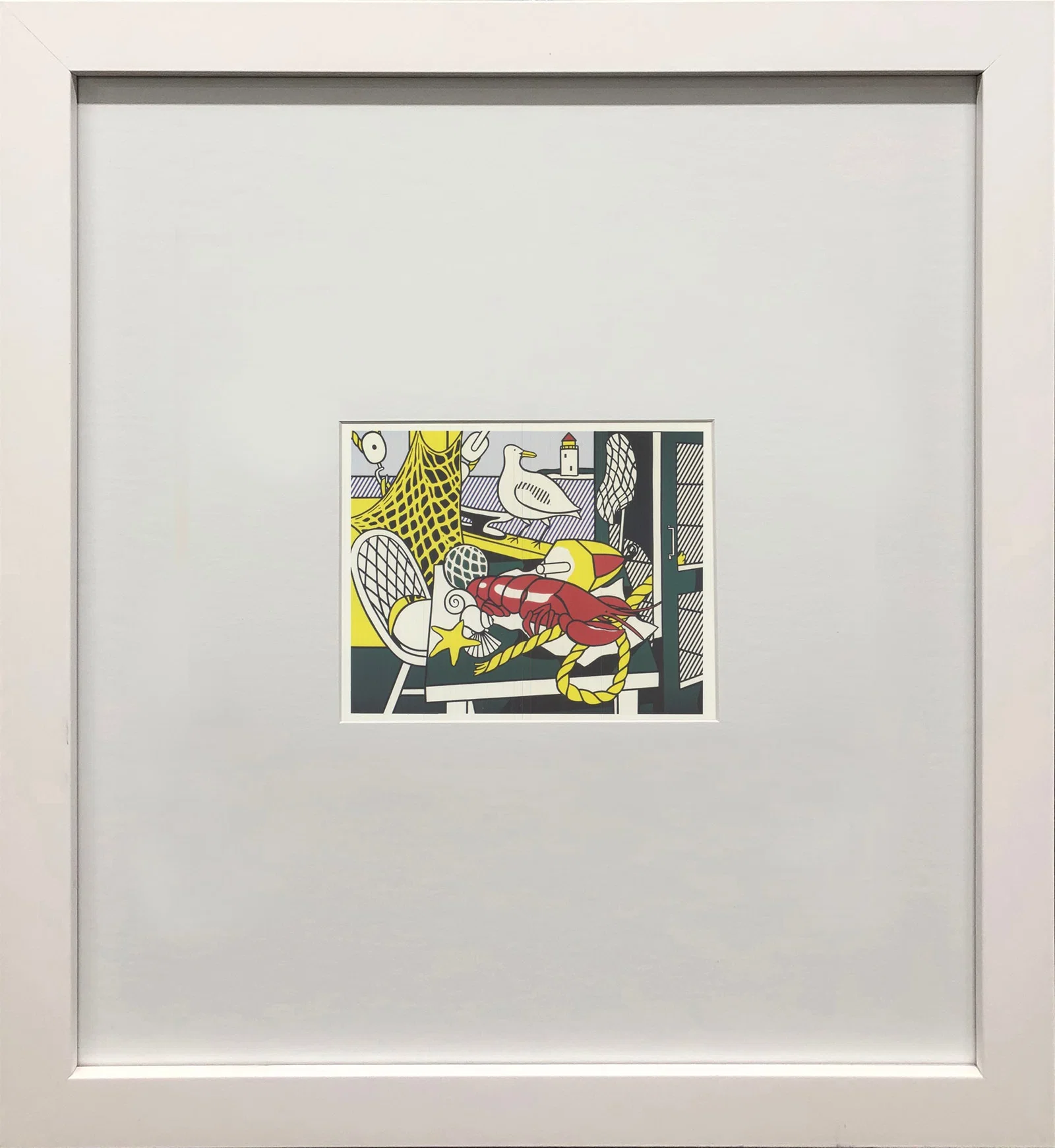 Roy Lichtenstein - Cape Cod Still Life II - 1994 Offset Lithograph 5" x 7"