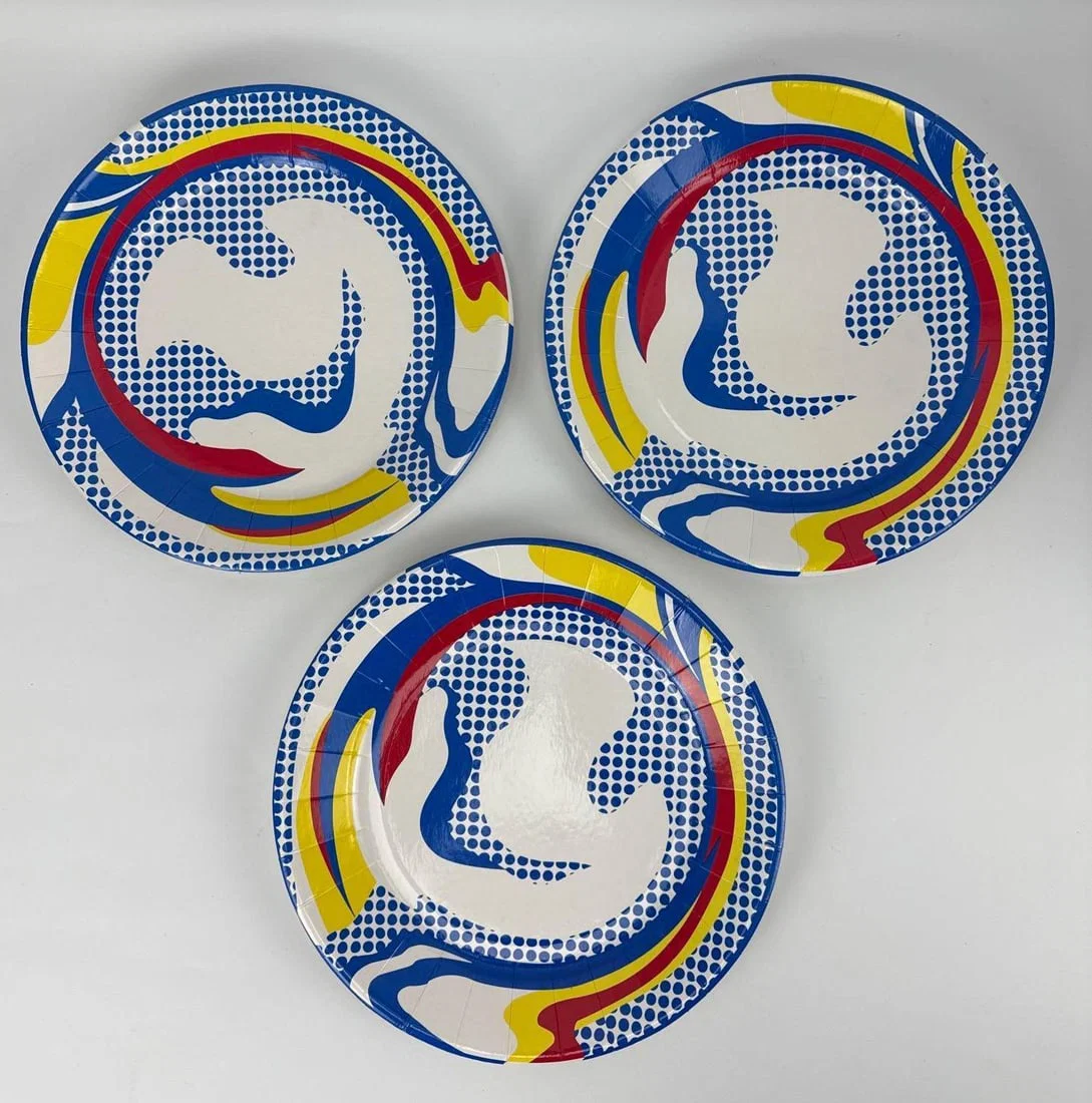 ROY LICHTENSTEIN FOR BARNEYS NEW YORK PAPER PLATES